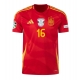 Spania Rodri Hernandez #16 Tricou Fotbal Replică European 2024 Barbati Acasa